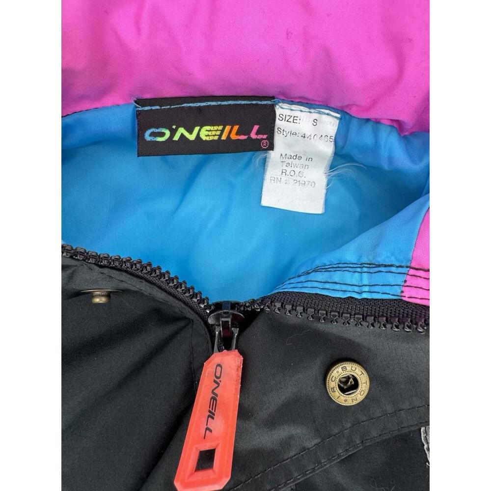 Vintage 80S/90S O’neill Futures Shock Jacket Small Pullover Quarter Zip/Snap - Picture 10 of 12